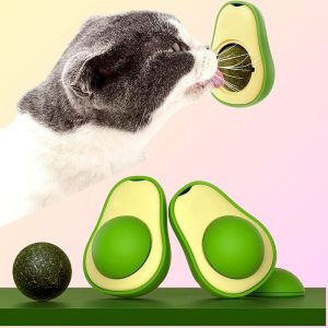 Avocado-Shaped Catnip Wall Toy